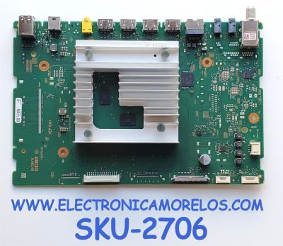 MAIN PARA SMAR TV SONY 4K UHD / NUMERO DE PARTE A-5042-724-A / 100972432 / A5042724A 884 / PANEL YSCM065CCO11 / DISPLAY HV650QUB-F9K / MODELO KD-65X80CK / KD65X80CK	